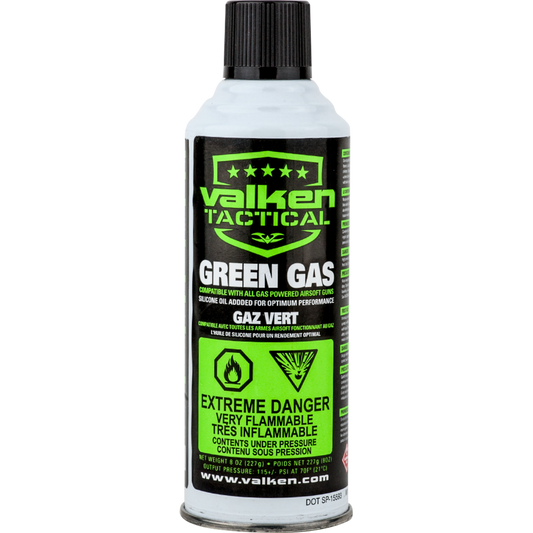 Valken Green Gas Canister 8 oz Can - Valken