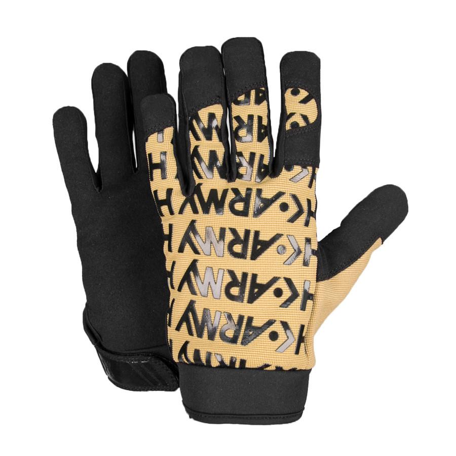 HK Army HSTL Line Full Finger Gloves - Tan - Small - HK Army