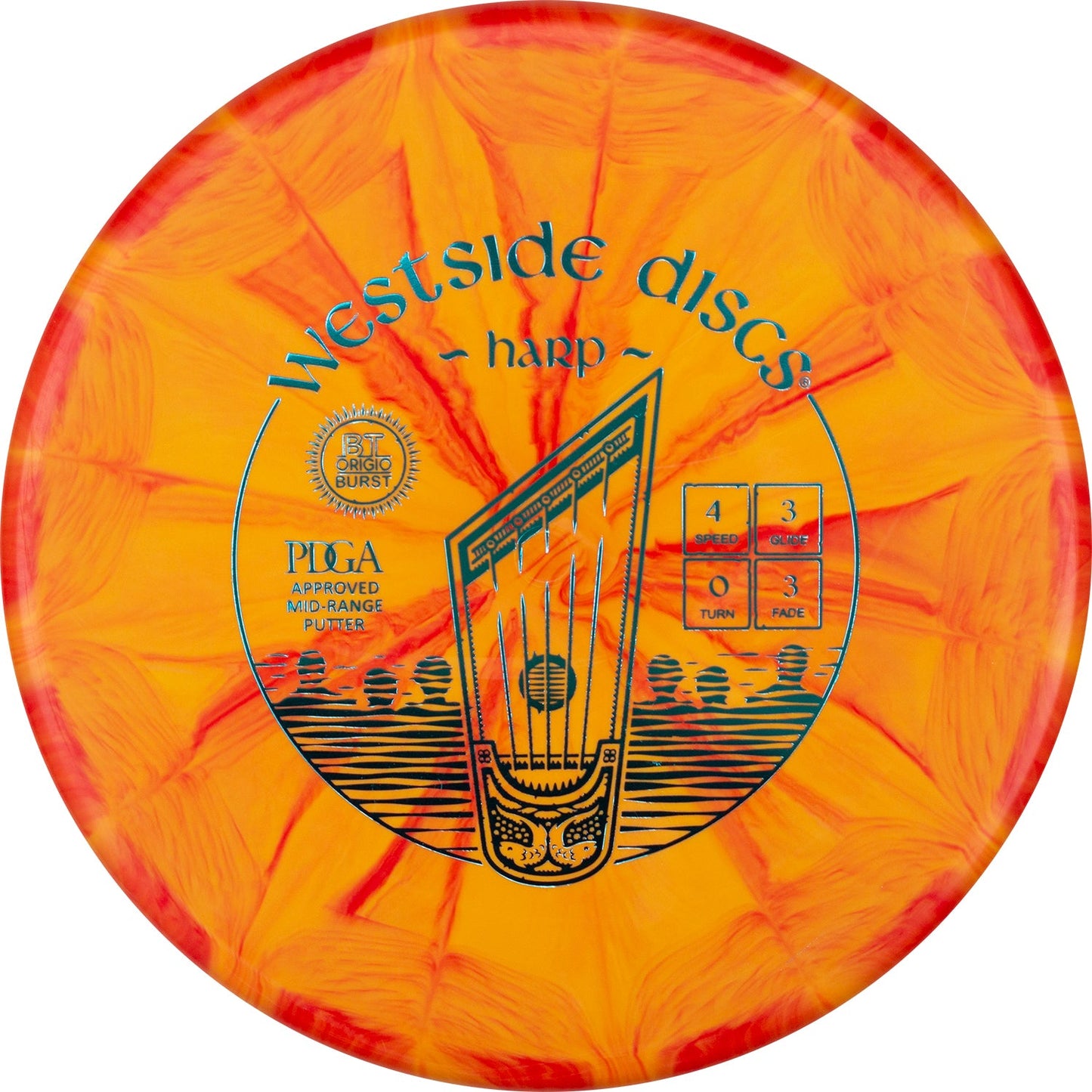 Westside Discs Origio Burst Harp Disc