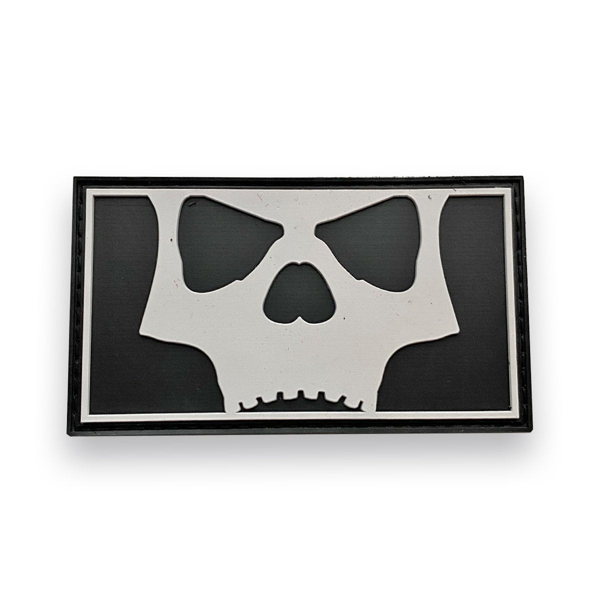 Infamous Paintball "Icon Skull" Full Style Patch - Black White