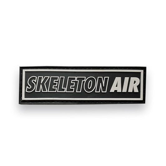 Infamous Paintball Skeleton Air Mid Patch - Black White