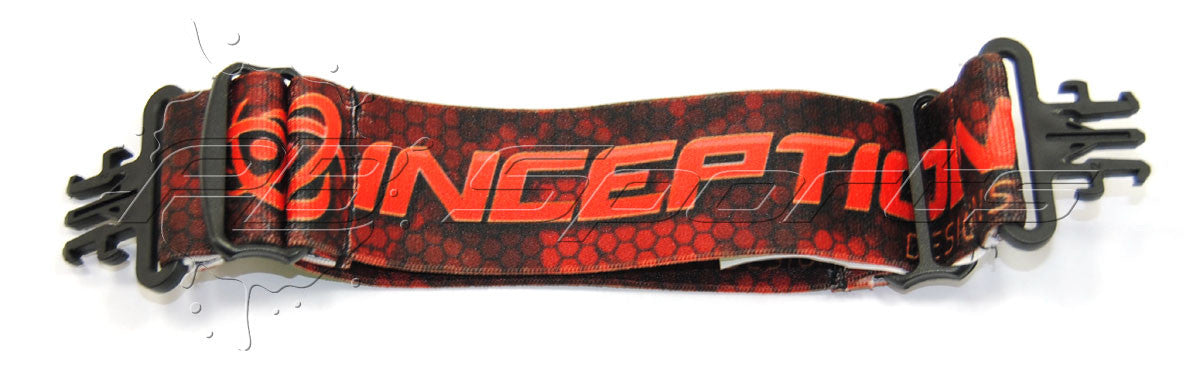 Inception Designs Goggle Strap fits GI Masks - Red - Inception Designs