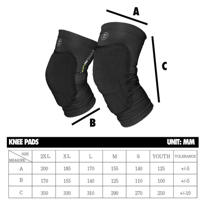 Infamous Paintball Pro DNA Minimalist Compression Knee Pads - Infamous