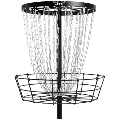 MVP Black Hole Lite Disc Golf Target (Basket) - Black