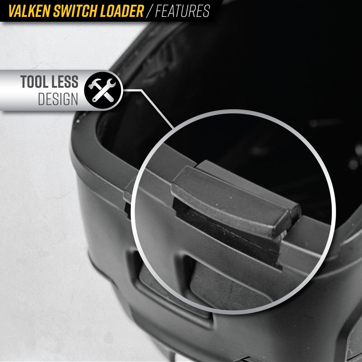 Valken VSL Electronic Loader - Alloy Series - Brushed Metallic - Valken Paintball