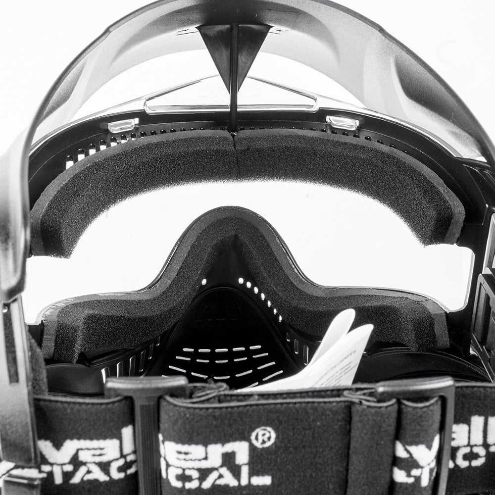 Valken MI-5 Paintball Airsoft Goggle Mask System - Black - Valken Paintball