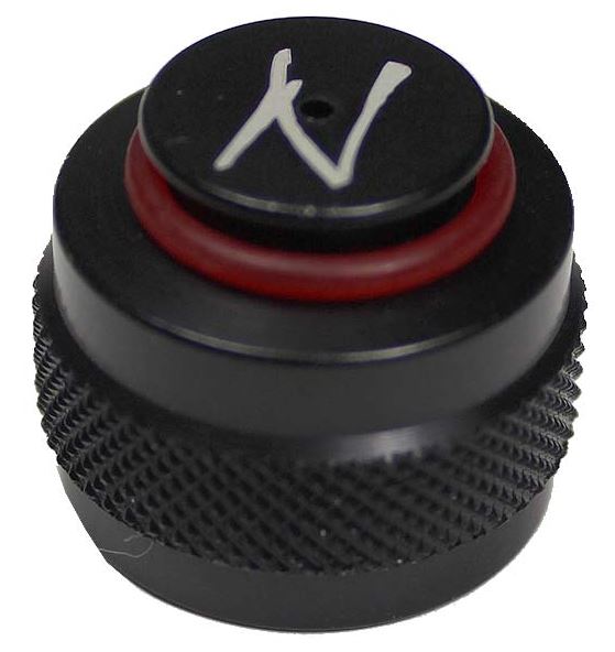 Ninja Aluminum Thread Protector - Black w/ 015-90 O-Ring - Ninja Paintball