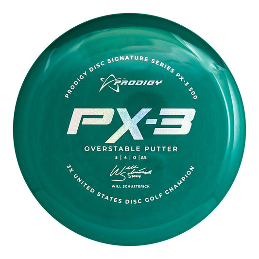 Prodigy PX-3 Putt & Approach Disc - 500 Plastic - Will Schusterick Signature Series
