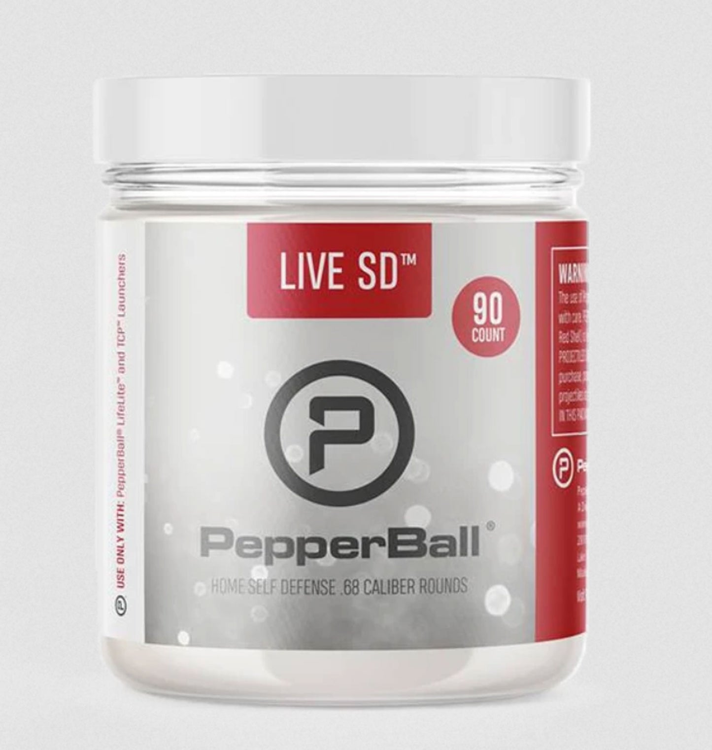 PepperBall Live SD Projectiles - 90 Rounds - Pepperball