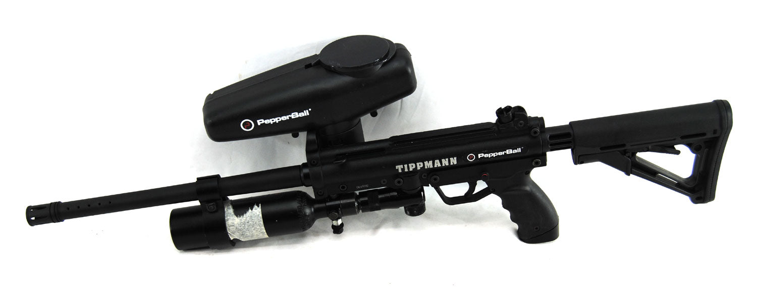 Used Pepperball Gun TAC 700 w/ E-Grip &amp; FS 90 Degree Rotary On/Off ASA - Pepperball