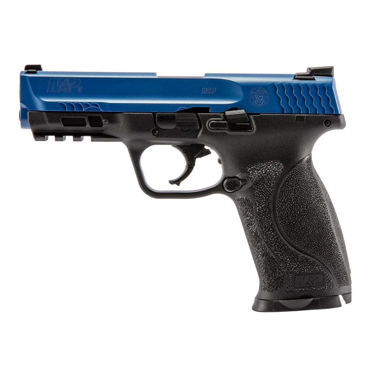 Umarex T4E S&amp;W M&amp;P9 M2.0 .43 Cal Paintball Pistol - Blue/Black - Umarex