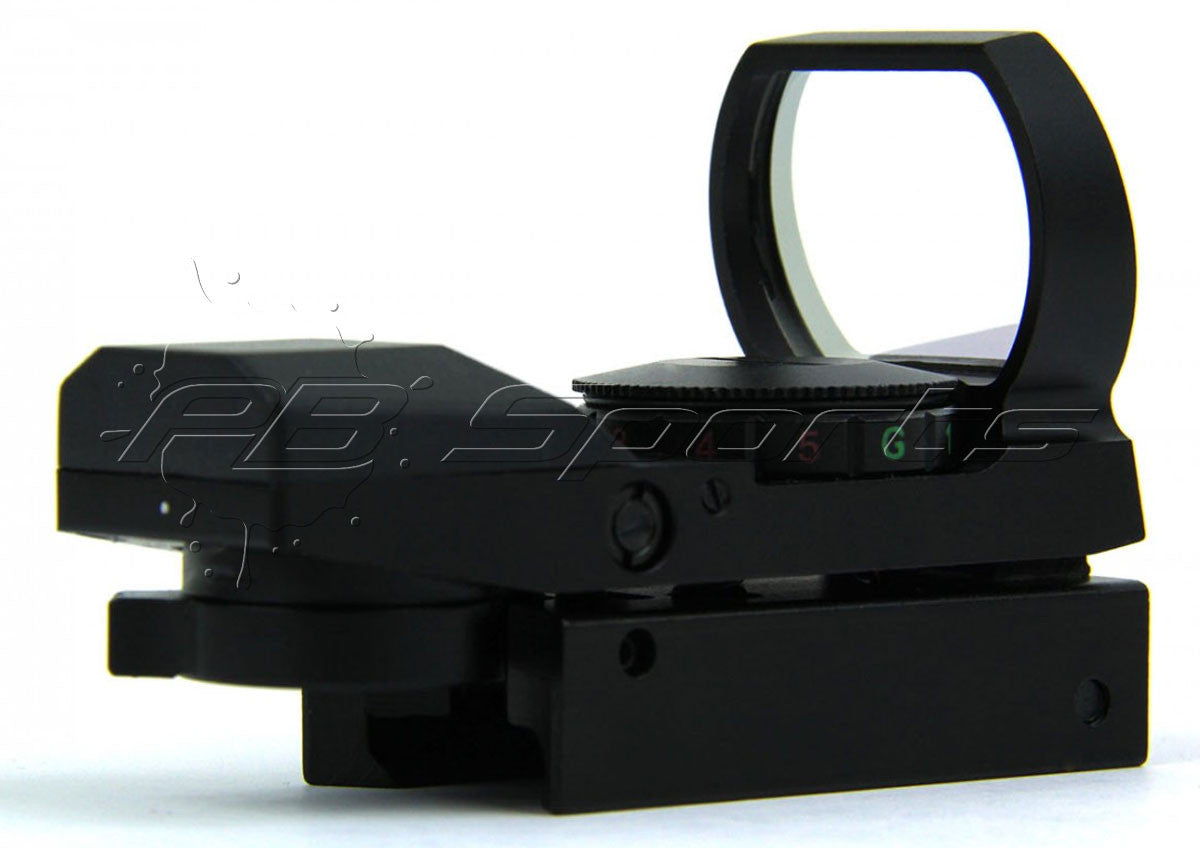TACFIRE Tactical Dual Illuminated Multi Retical Sight - Apocalypse Edition - Black - TACFIRE