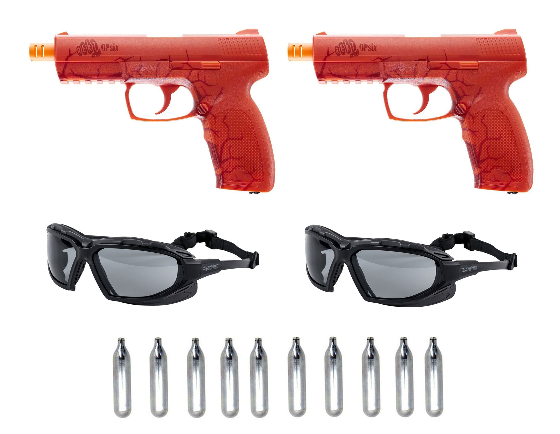 Umarex Rekt OpSix Co2 Foam Dart Pistol Dueling Kit - 2 Red Pistols - Umarex