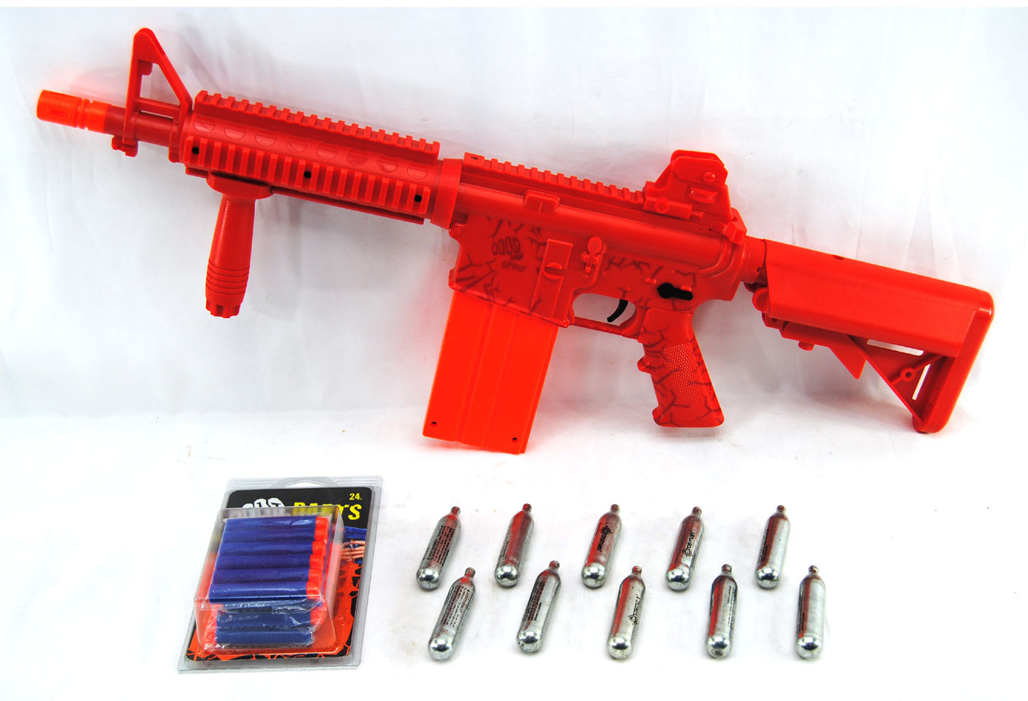 Umarex Rekt OpFour Co2 Powered Dart Rifle Bundle - Red - Umarex
