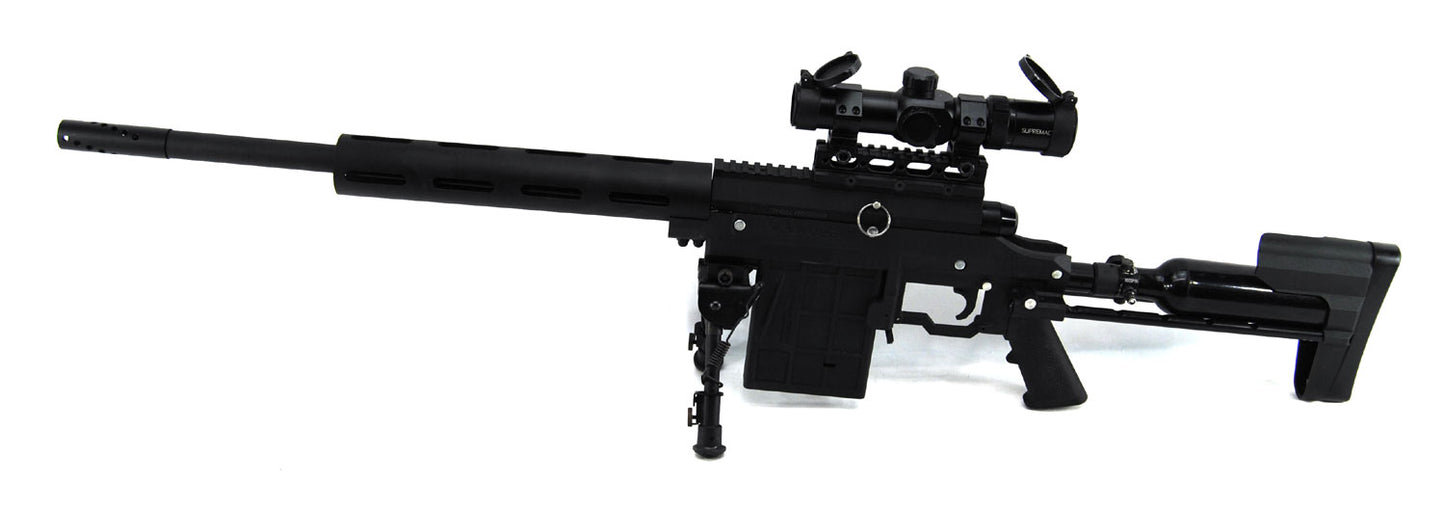 Used Carmatech SAR-12C Paintball Sniper w/ Supremacy Scope - Carmatech