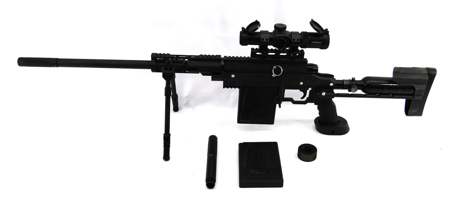 Used Carmatech Engineering SAR12C Paintball Sniper w/ Upgrades