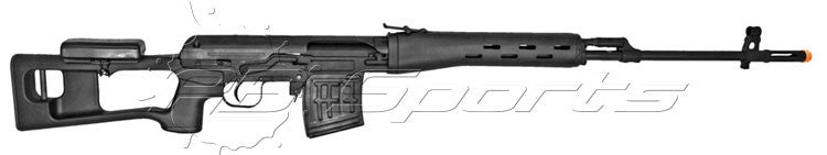 King Arms KA Full Metal Kalashnikov SVD Airsoft CO2 Bolt Action Sniper Rifle DMR - Classic Army