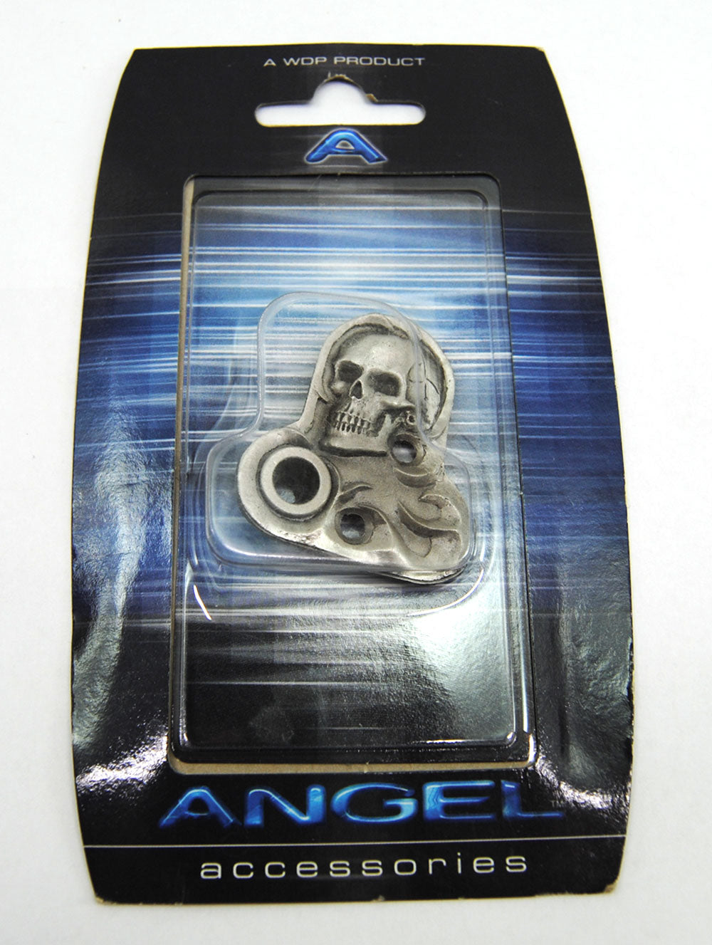 RARE Angel Skull Back Plate - Pewter - Angel Paintball Sports