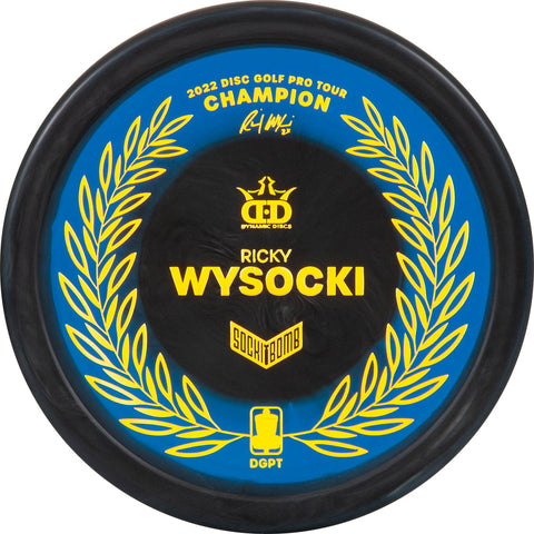 Dynamic Discs Classic Supreme Raptor Eye Sockibomb Slammer 2022 Ricky Wysocki DGPT Tour Champion Disc