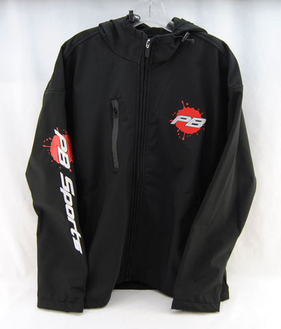 PB Sports Custom Soft Shell Jacket - Black