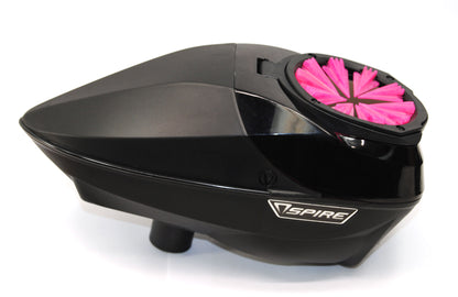 Used Virtue Spire 200 loader - Black with Crown 2.5 Speedfeed Pink - Virtue