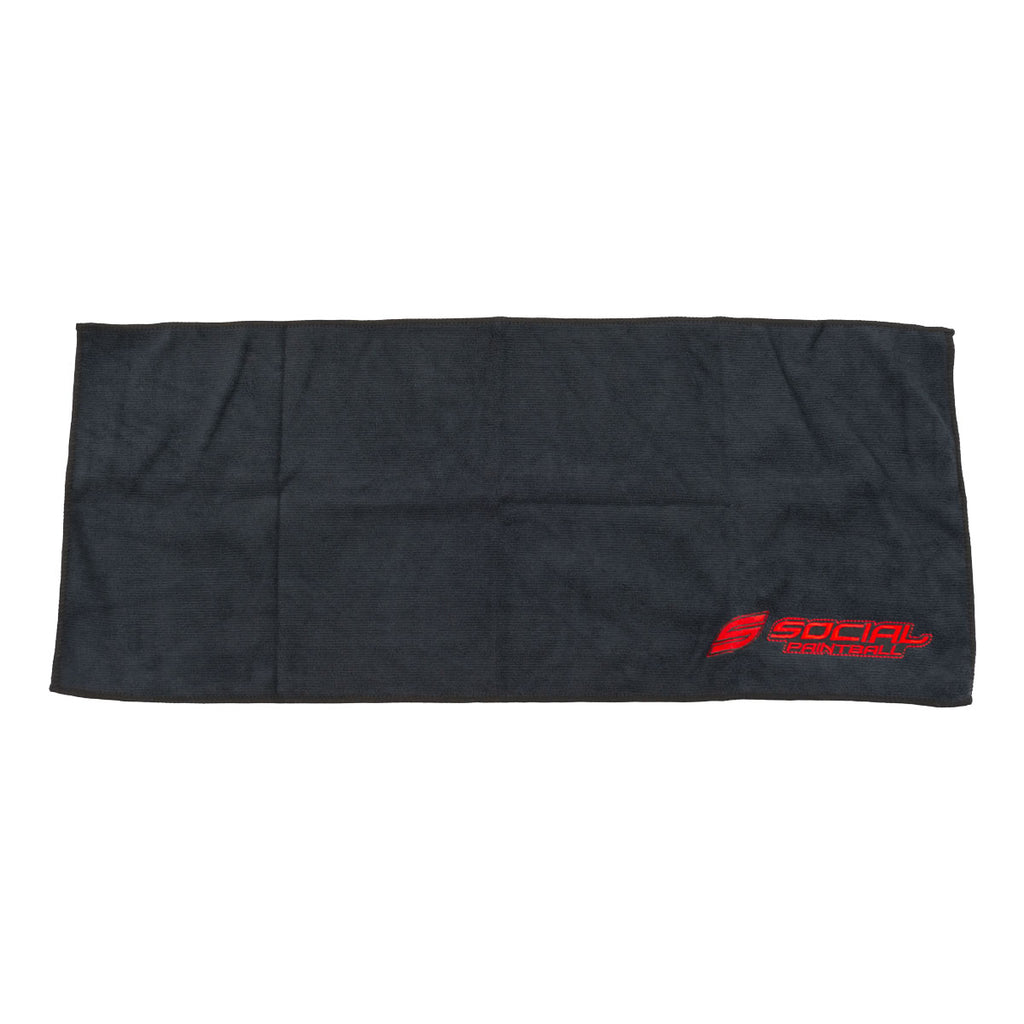 Social Paintball Microfiber Cleaning Cloth Black