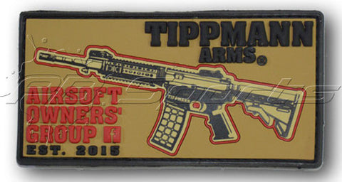 Tippmann Arms Airsoft Owners Group PVC Facebook Patch - Tippmann Sports