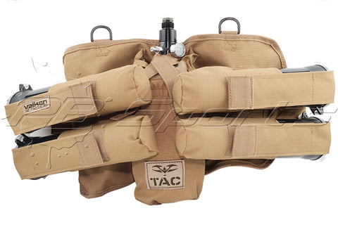 Valken V-Tac 4+1 Harness - Tan Tactical - Valken Paintball