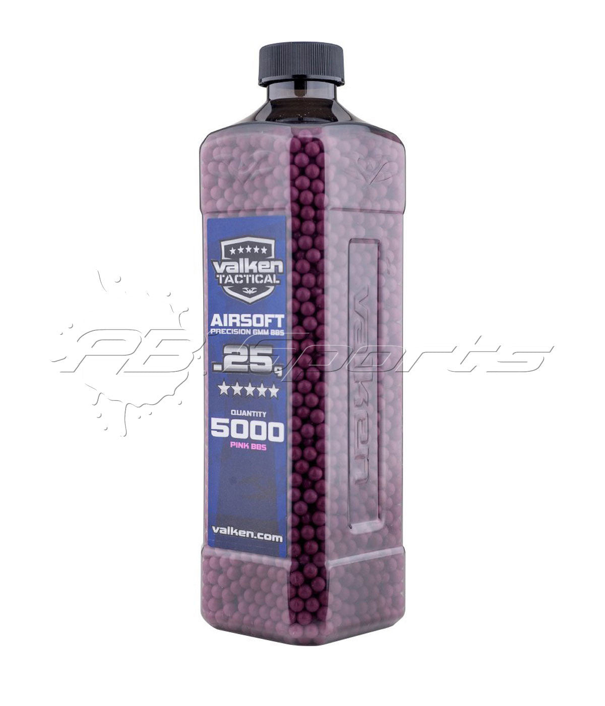 Valken Pink Airsoft BBs 6mm .25 gram 5000 count - Valken Paintball