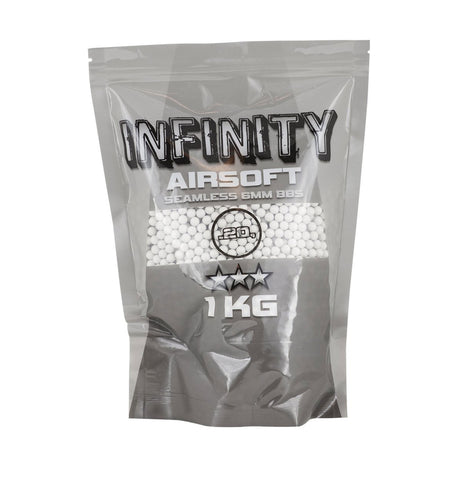 Valken Infinity .20g White BBs - 1Kg - Valken Paintball