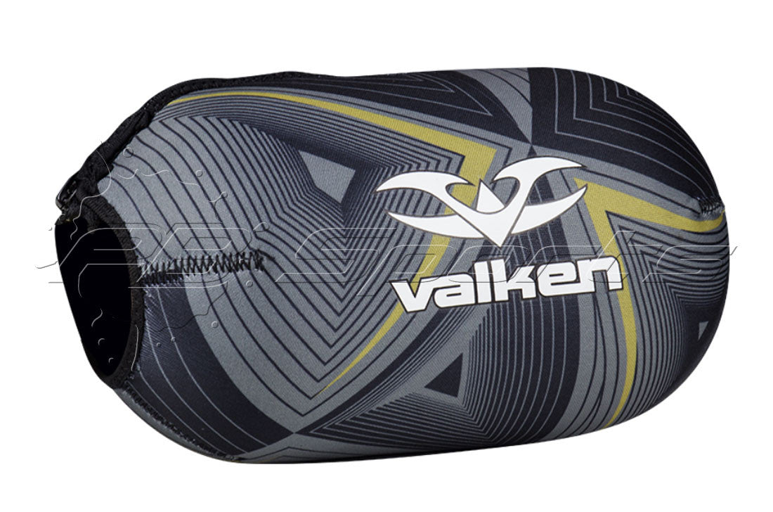Valken Redemption Vexagon 45ci Tank Cover - Black/Gold - Valken Paintball