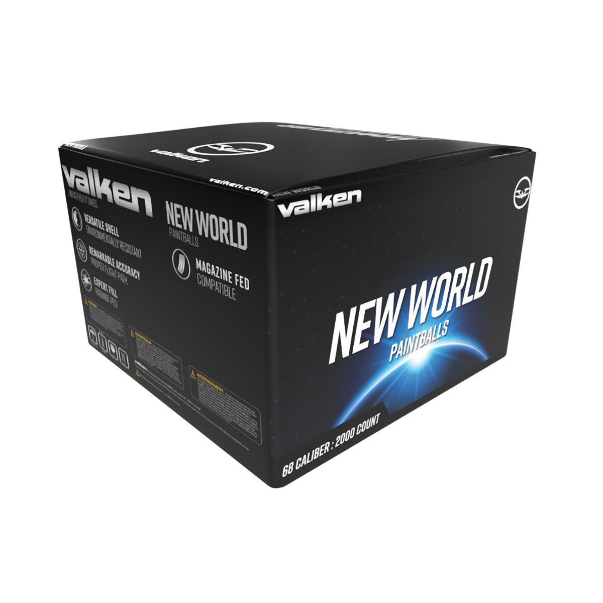 Valken New World Paintballs 2 Tone Yellow - 2000ct Box - NO SHIPPING