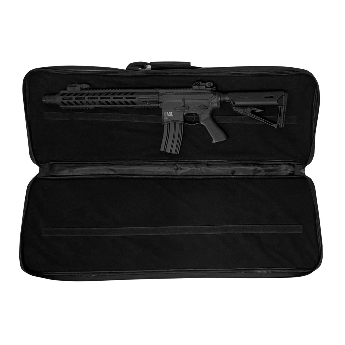 Valken Tactical Zulu 38" Soft Single Rifle Case with patch wall - Black