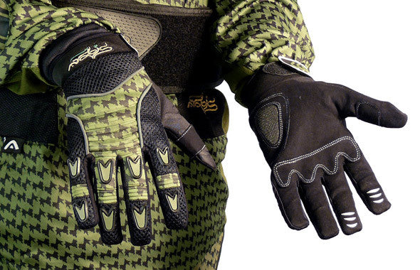 Angel Arabis Gloves-Olive - Angel Paintball Sports