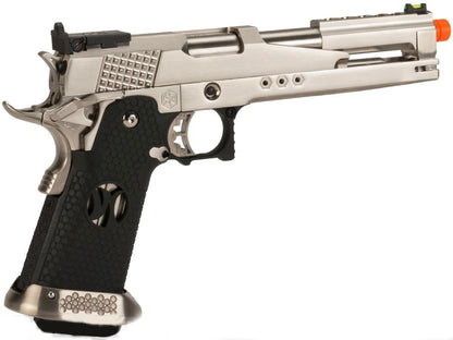 AW Custom AW-HX2201 Gold Standard IPSC Gas Blowback Airsoft Pistol - Silver - AW Custom