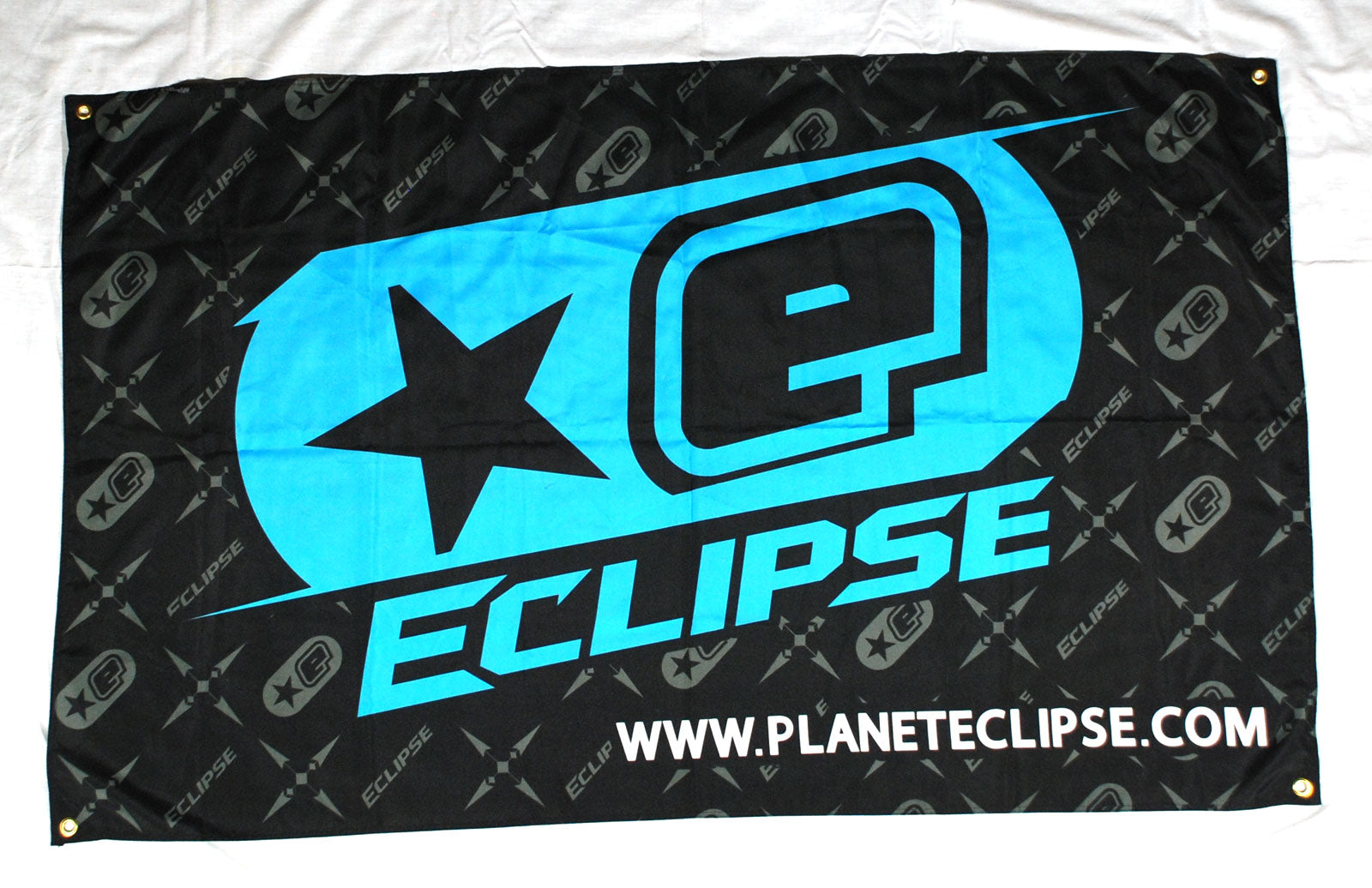 Planet Eclipse Cyan Logo Banner - Planet Eclipse