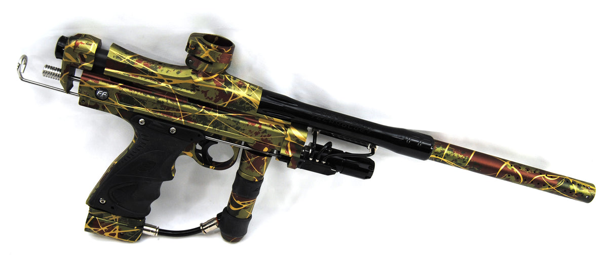 Used Dye X Freeflow Reflex Autococker Custom Splash Camo Anno PB