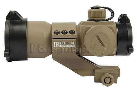 Killhouse Tactical Red/Green/Blue Dot Sight with Cantilever Mount - Tan - Killhouse Weapons Systems