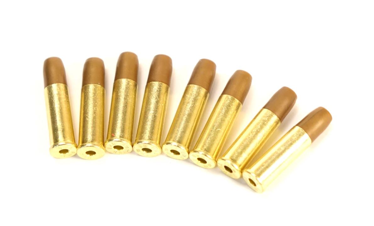 KWC Smith &amp; Wesson M&amp;P R8 Co2 Airsoft Revolver Cartridges 6MM - Gold - Elite Force