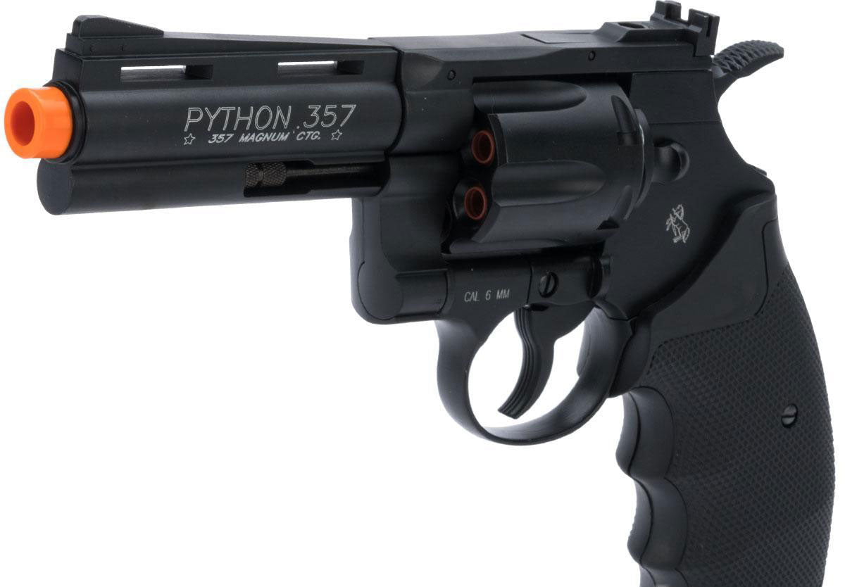 Spring Airsoft Revolver Colt Python Colt Python Full Metal .357 Magnum High Power Airsoft CO2 Revolver by ...