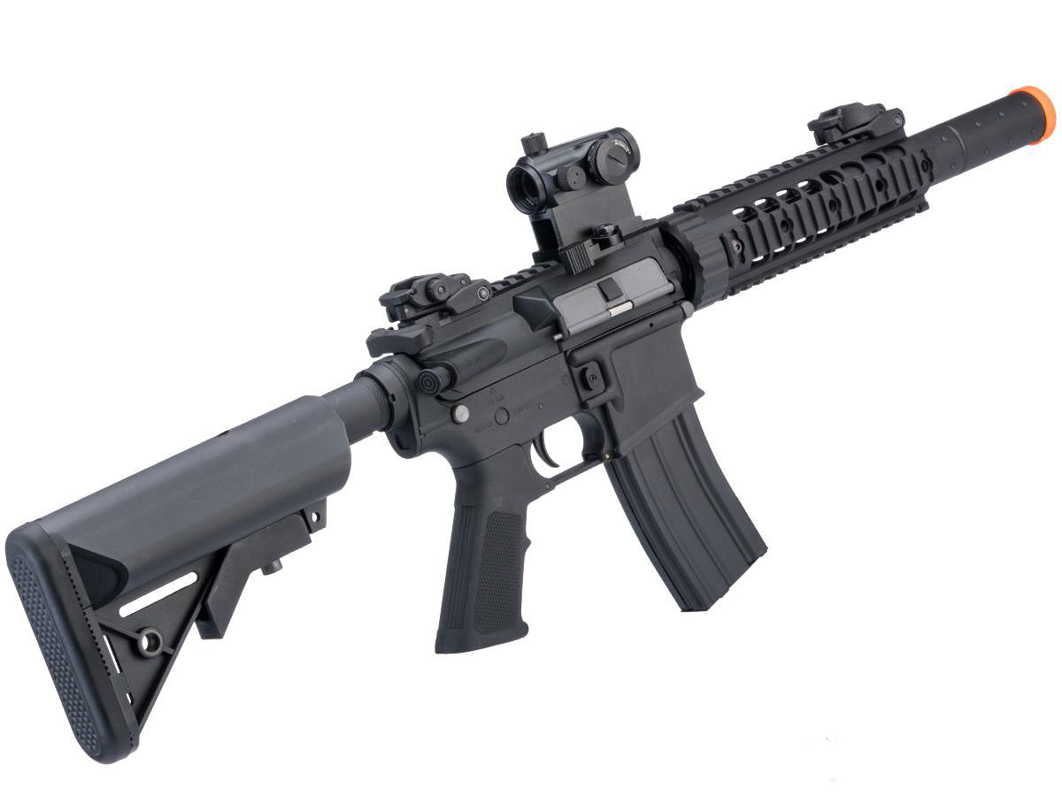 Cybergun Colt Licensed Sportline M4 CQB-R Airsoft AEG Rifle (7" Rail) - Black