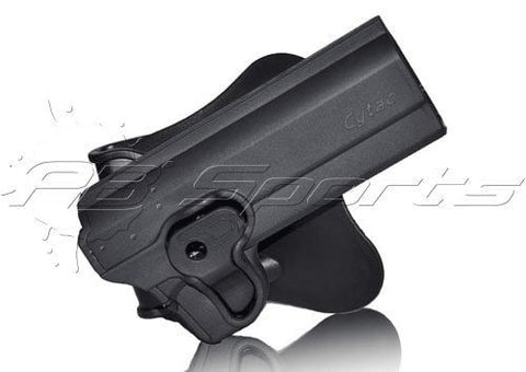 Cytac Thermal Mold 1911 Airsoft Holster w/ Belt Attachment Option 3&quot; Length - Cytac