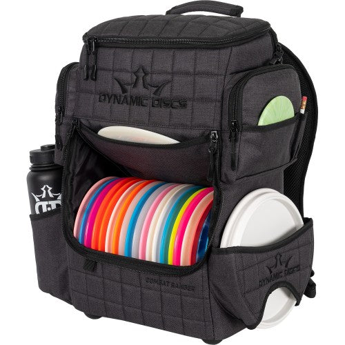 Dynamic Discs Combat Ranger backpack Disc Golf Bag - Heather Black - Dynamic Discs