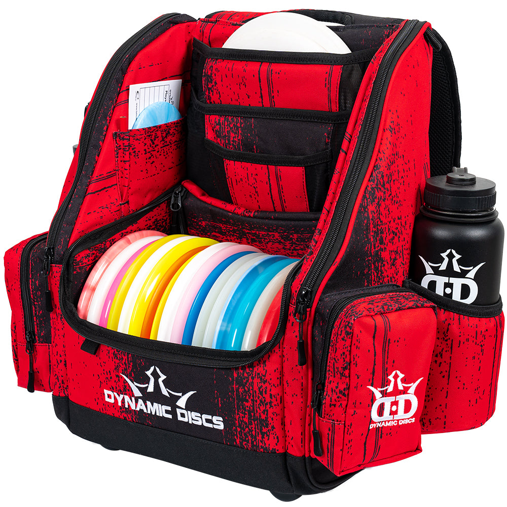 Dynamic Discs Commander Backpack Disc Golf Bag - Atomic Red – PB Sports LLC