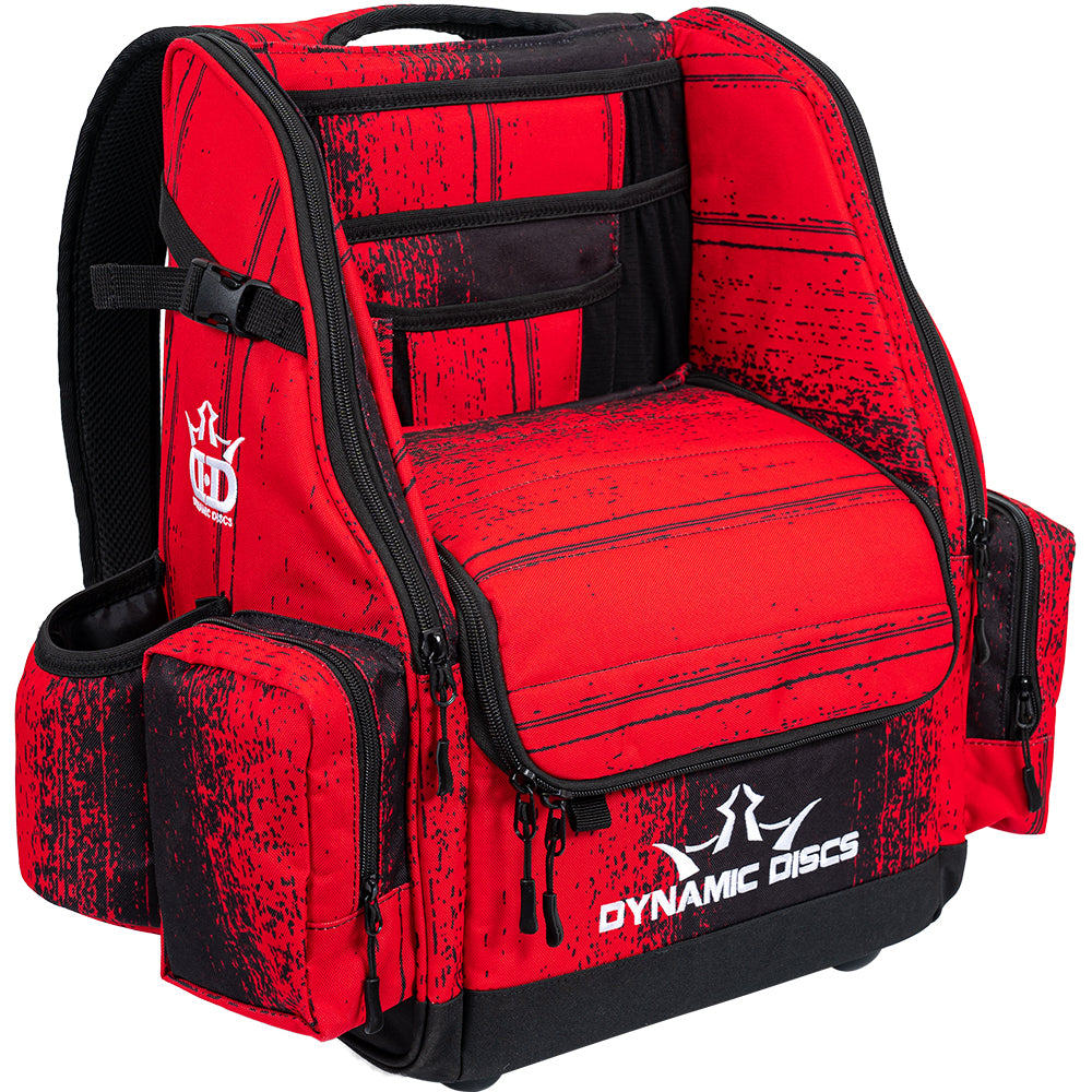 Dynamic Discs Commander Backpack Disc Golf Bag - Atomic Red - Dynamic Discs