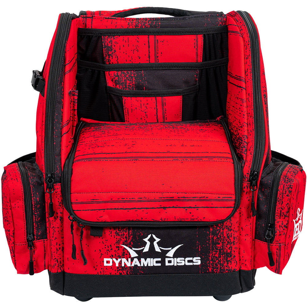 Dynamic Discs Commander Backpack Disc Golf Bag - Atomic Red - Dynamic Discs