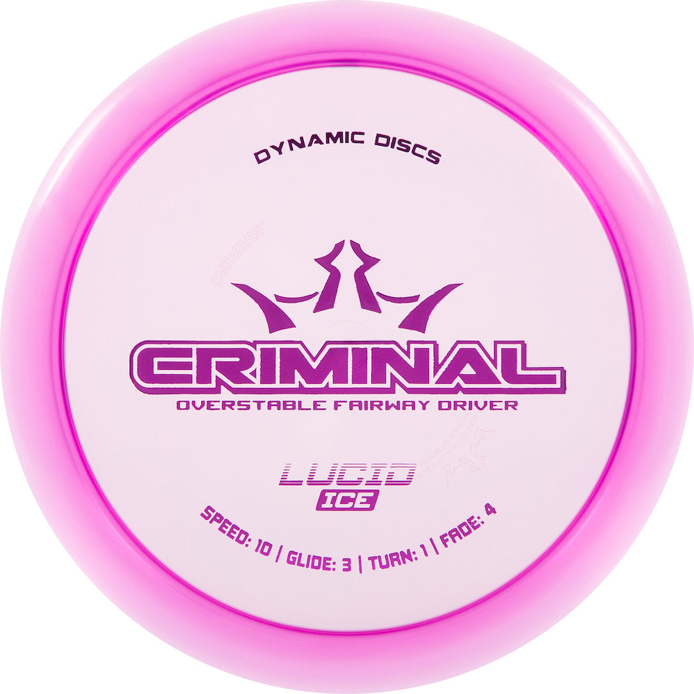 Dynamic Discs Lucid Ice Criminal Disc