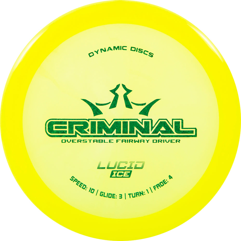 Dynamic Discs Lucid Ice Criminal Disc