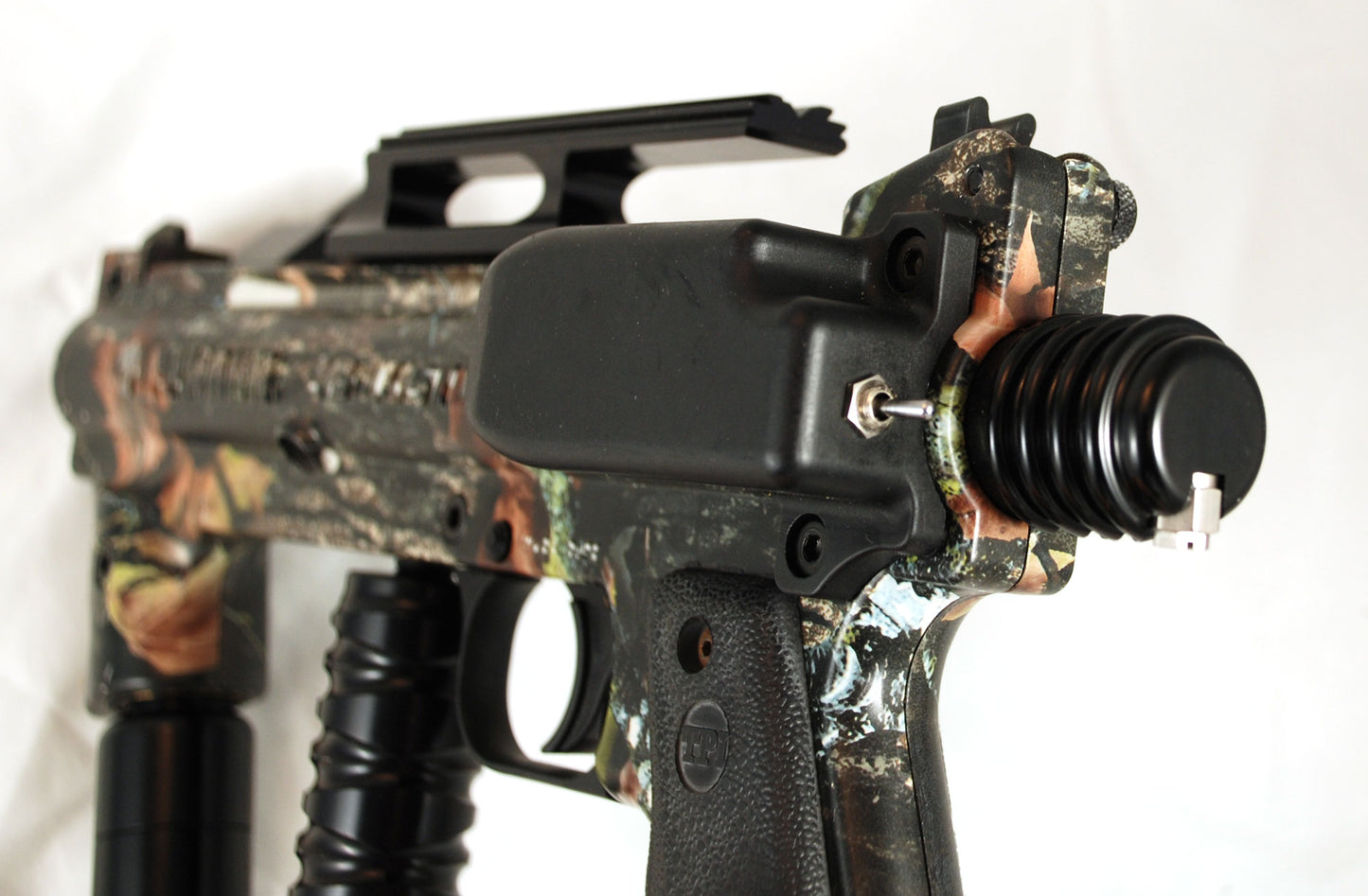Used Tippmann 98 Custom Camo Paintball Gun with eBolt electronic kit - Tippmann Sports