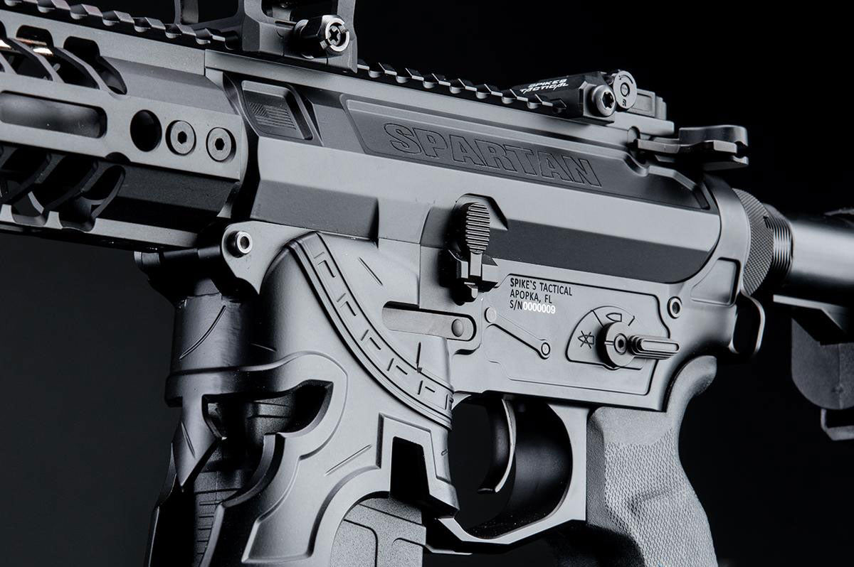 EMG Spike's Tactical Licensed Rare Breed "Spartan" M4 Airsoft AEG Rifle w/ M-LOK Handguard - 13.2" Carbine - 400fps